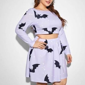 Bat skirt set